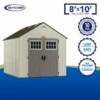 Outdoor Herb 8 ft. wide x 10 ft. deep plastic storage shed