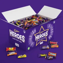 🎉 Sweet moments of fun at Cadbury Heroes 🎉Chocolate Bulk Sharing Box 2kg Halloween. Milk Chocolates Individually Wrapped