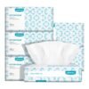 Winner Soft Dry Wipe. Made of Cotton Only. 600 Count Unscented Cotton Tissues for Sensitive Skin OEKO-Tex Safety Certified Chemical-free 10 Times Absorbent Baby Wipes