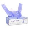 Ubbi Disposable Diaper Sacks. Lavender Scented. Easy-To-Tie Tabs. Diaper Disposal or Pet Waste Bags. 200 Count